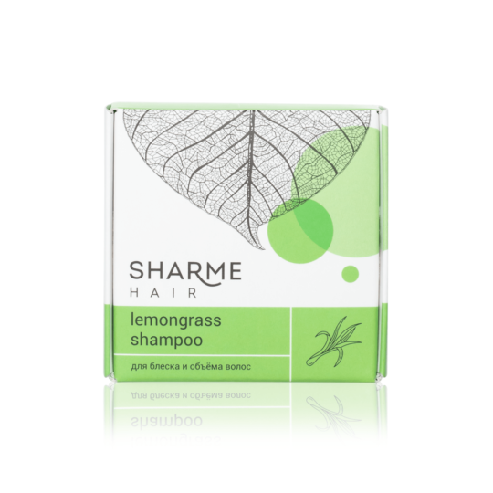 Натуральный твердый шампунь Sharme Hair Lemongrass (лемонграсс)